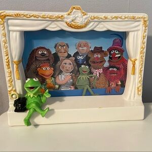 Vintage Kermit the Frog - Muppets Porcelain picture frame